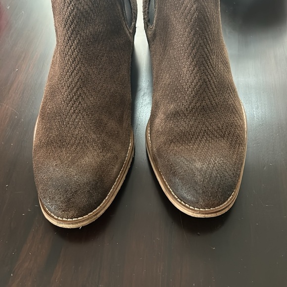 Topman Leather Distressed Brown Chelsea Boots Men’s EU Size 42 Made in Portugal - Picture 14 of 15